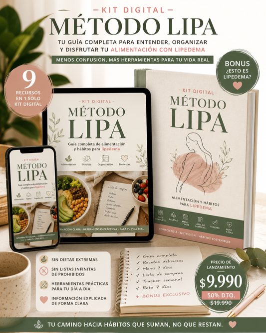 Método LIPA | Guía práctica para vivir mejor con Lipedema